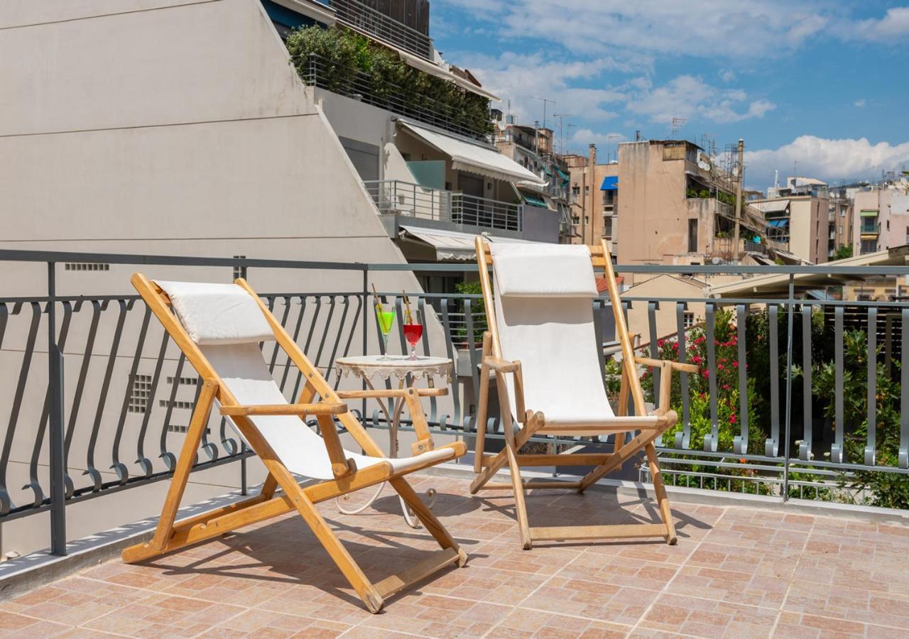 Skyhi Athens Penthouse ! Apartment Luaran gambar
